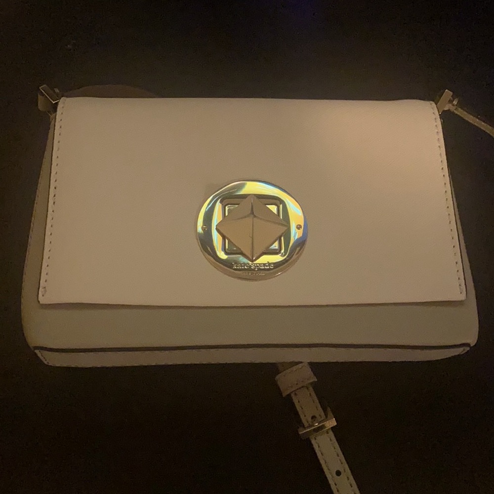 Taupe and Cream Kate spade crossbody